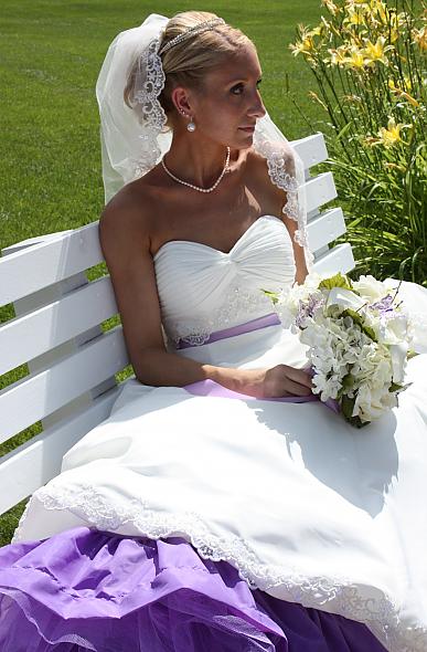 peek-a-boo purple crinoline